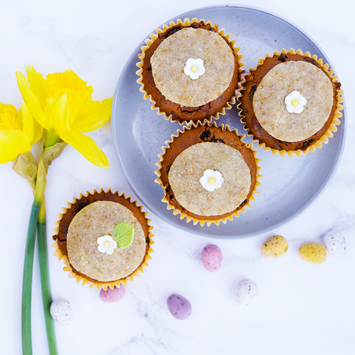 Easter Simnel Cupcakes