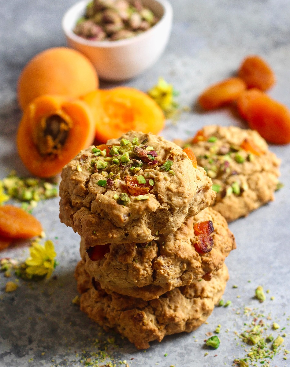 Apricot & Pistachio Cookies