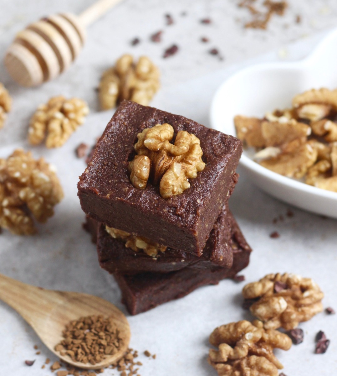 Coffee & Walnut Brownies