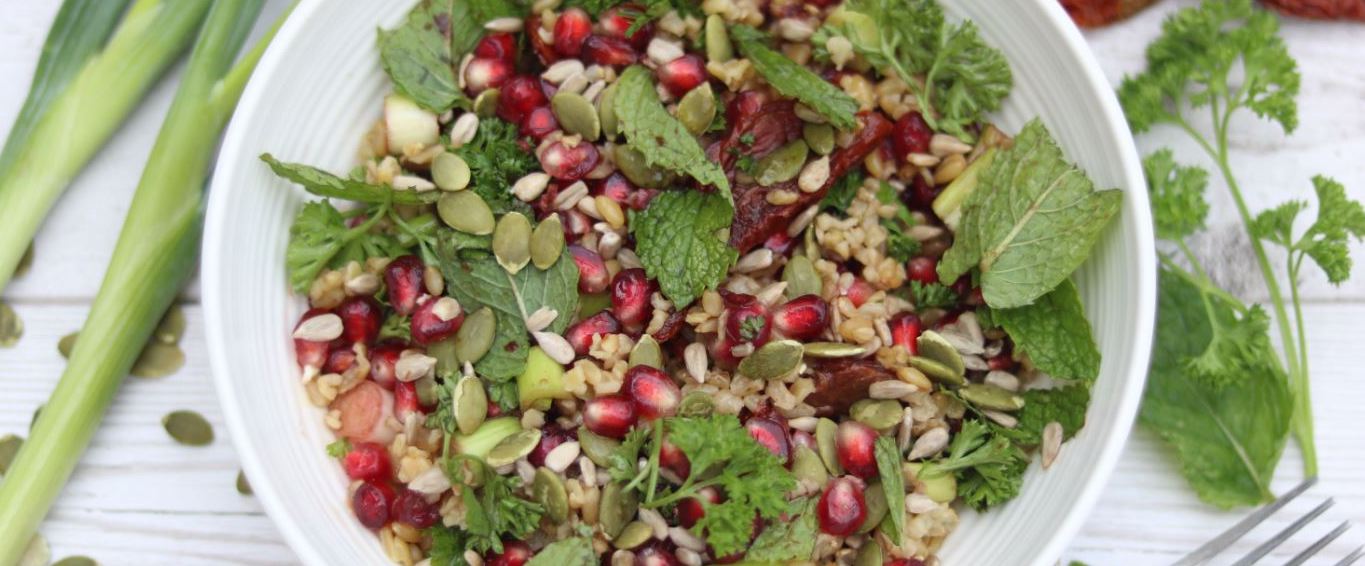 Minty Pomegranate Salad